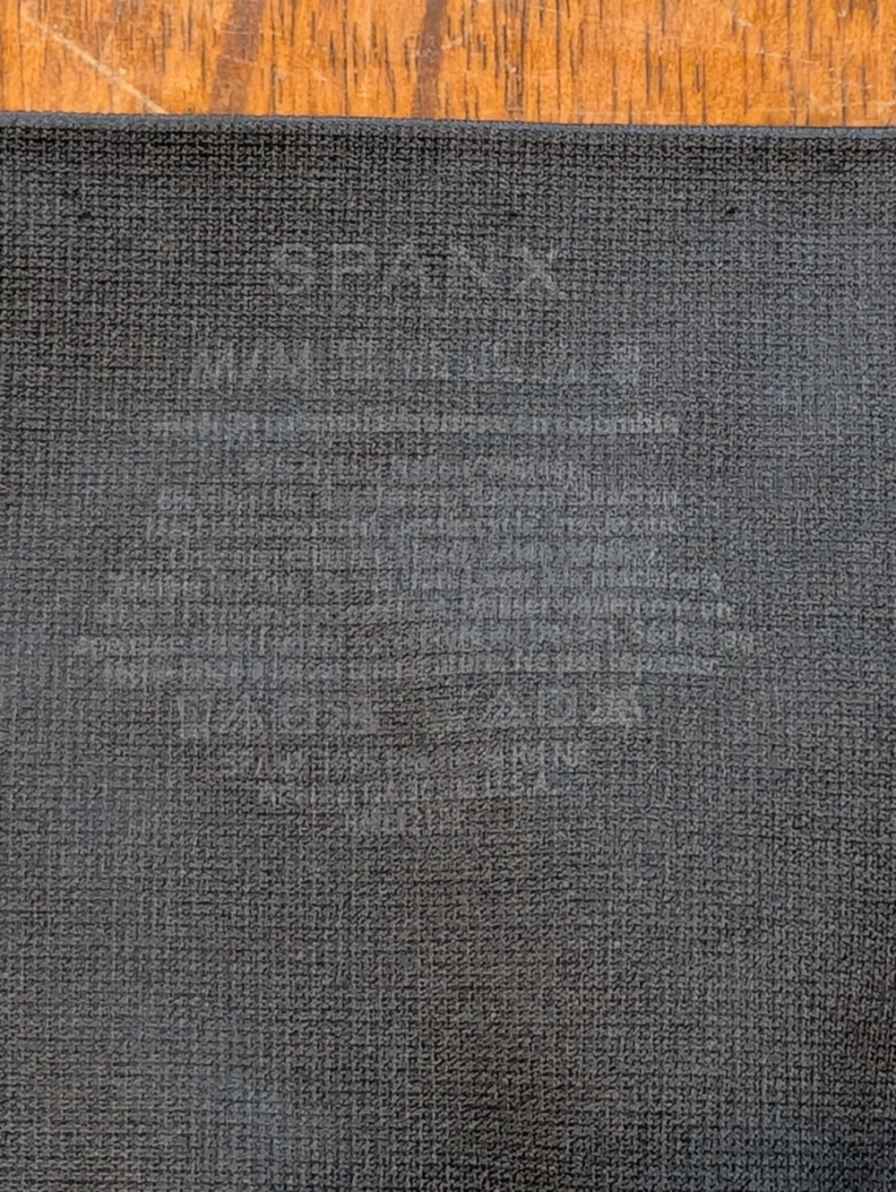 Spanx Look At Me Now Black Camo Leggings Womens Medium Compression Slimming Used - Picture 5 of 6